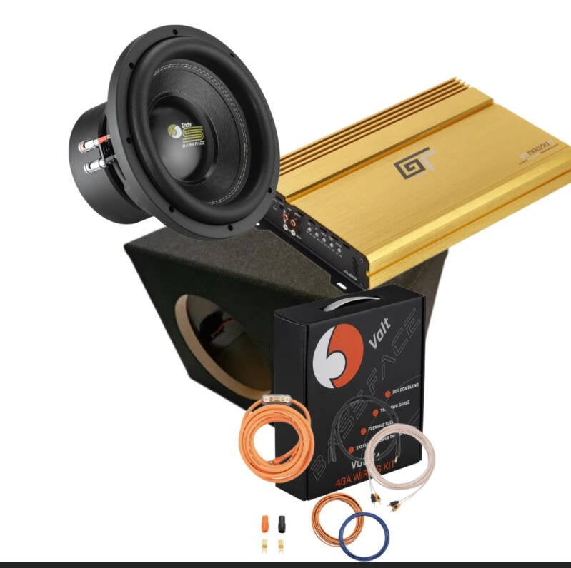Midi Power pack 1 - BASSFACE - 10 inch - 1000 watt RMS, Auto diversen, Niet ingevuld, Niet ingevuld, Niet ingevuld