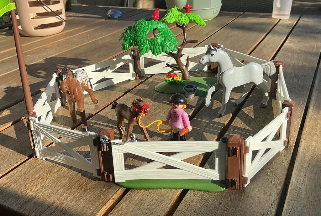 Playmobil paardenwei 6931, Ophalen of Verzenden, Gebruikt