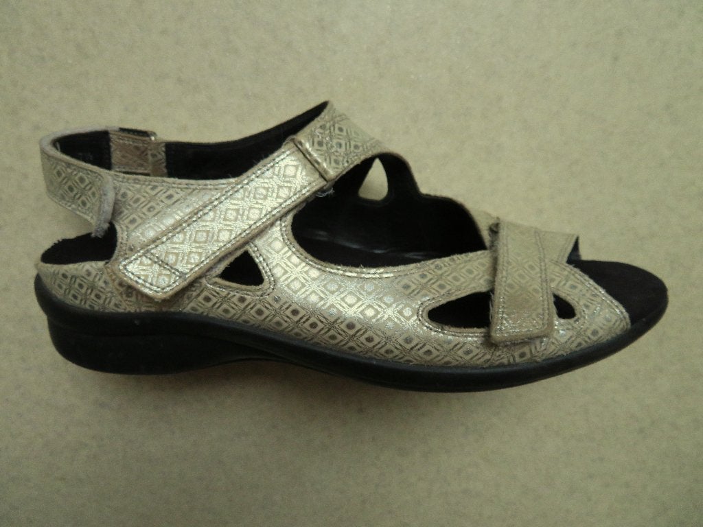 DUREA schoenen sandalen ivoor zilver 7,5 G  41, Durea, Zo goed als nieuw, Grijs, Sandalen of Muiltjes