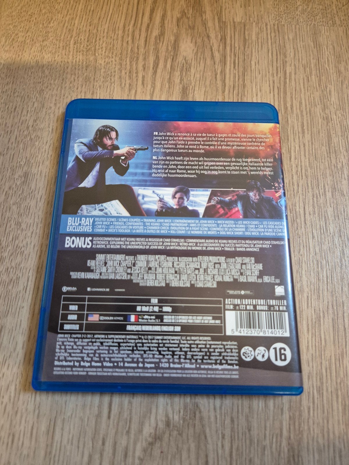Bluray John wick 2, Ophalen of Verzenden