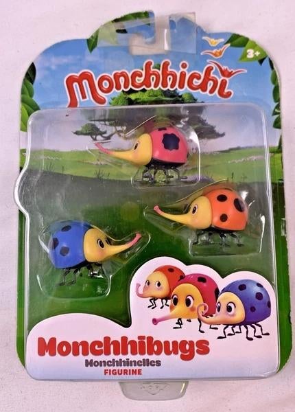 Silverlit Monchhichi Monchhibugs Set Figuren Sekiguchi nieuw, Coolsingel 104, 3011 AG Rotterdam, Netherlands, Overige typen, Zo goed als nieuw