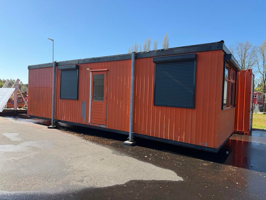 Containerunit - uitvoerderskeet - schaftunit - bouwkeet, Ophalen, Gebruikt