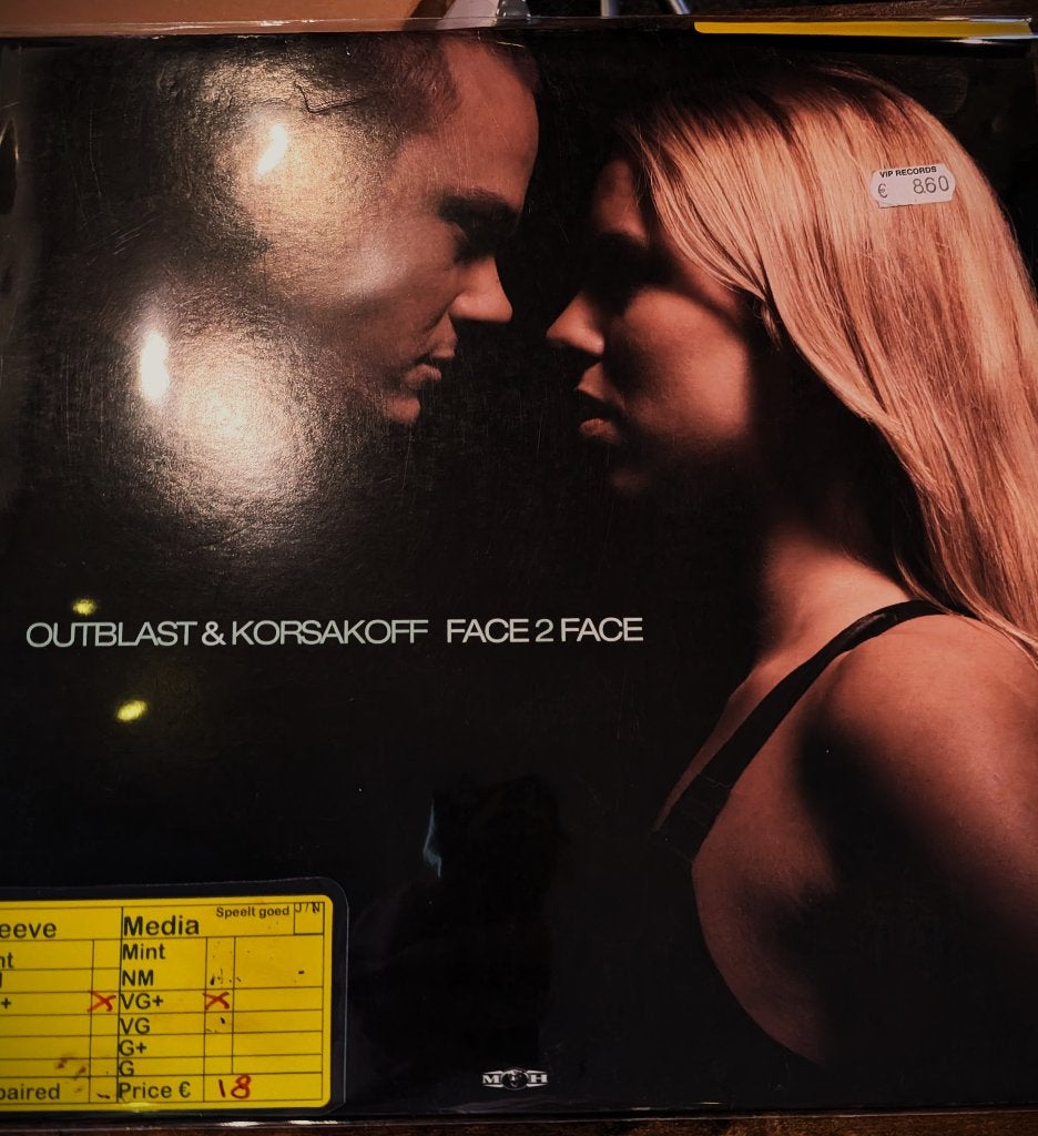 Outblast & Korsakoff - Face 2 Face, Gebruikt, Hardcore, Inclusief binnenhoes, Ophalen of Verzenden