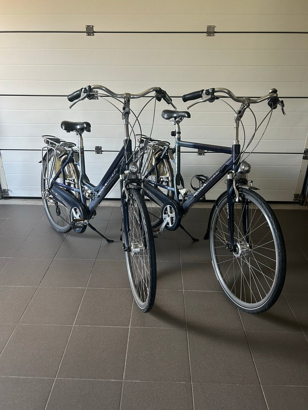 set Koga Miyata dames en herenfiets  50/57 cm, Velgrem, Versnellingen, Ophalen, Overige merken