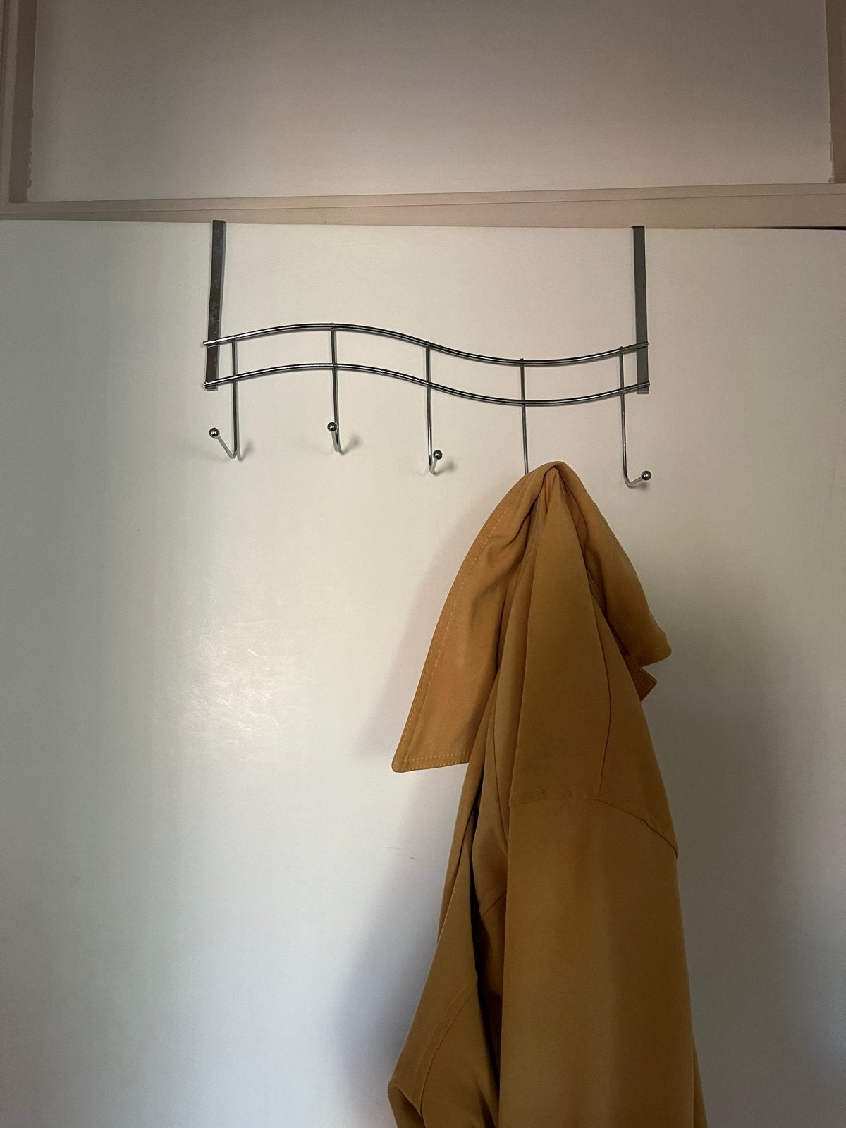 Over-de-deur kapstok met 5 haken, Gebruikt, Minder dan 100 cm, Metaal, Ophalen