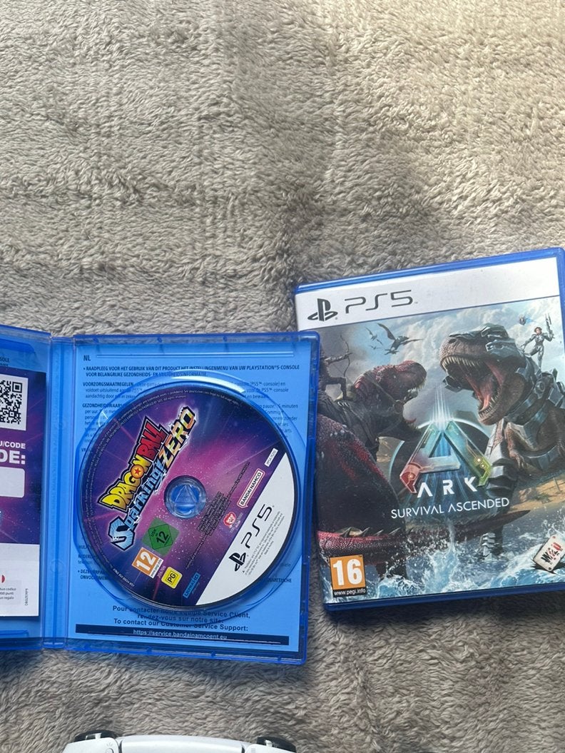 PS5 games - Dragon ball Sparkling zero + Ark SA, Ophalen, Zo goed als nieuw