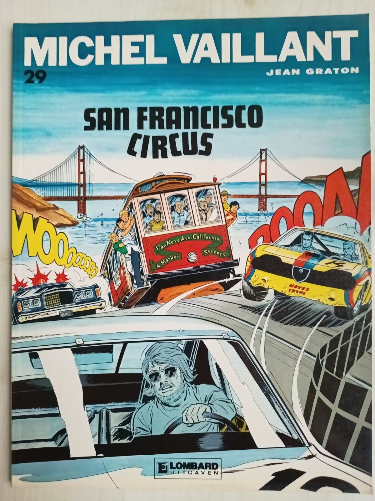 Michel Vaillant - San Francisco circus, Eén stripboek, Ophalen of Verzenden, Gelezen, Jean Graton