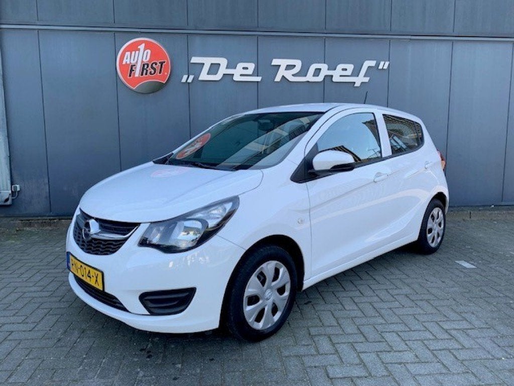 Opel KARL 1.0 ECOFLEX EDITION AIRCO, Auto's, Voorwielaandrijving, 839 kg, Met garantie (alle), Wit