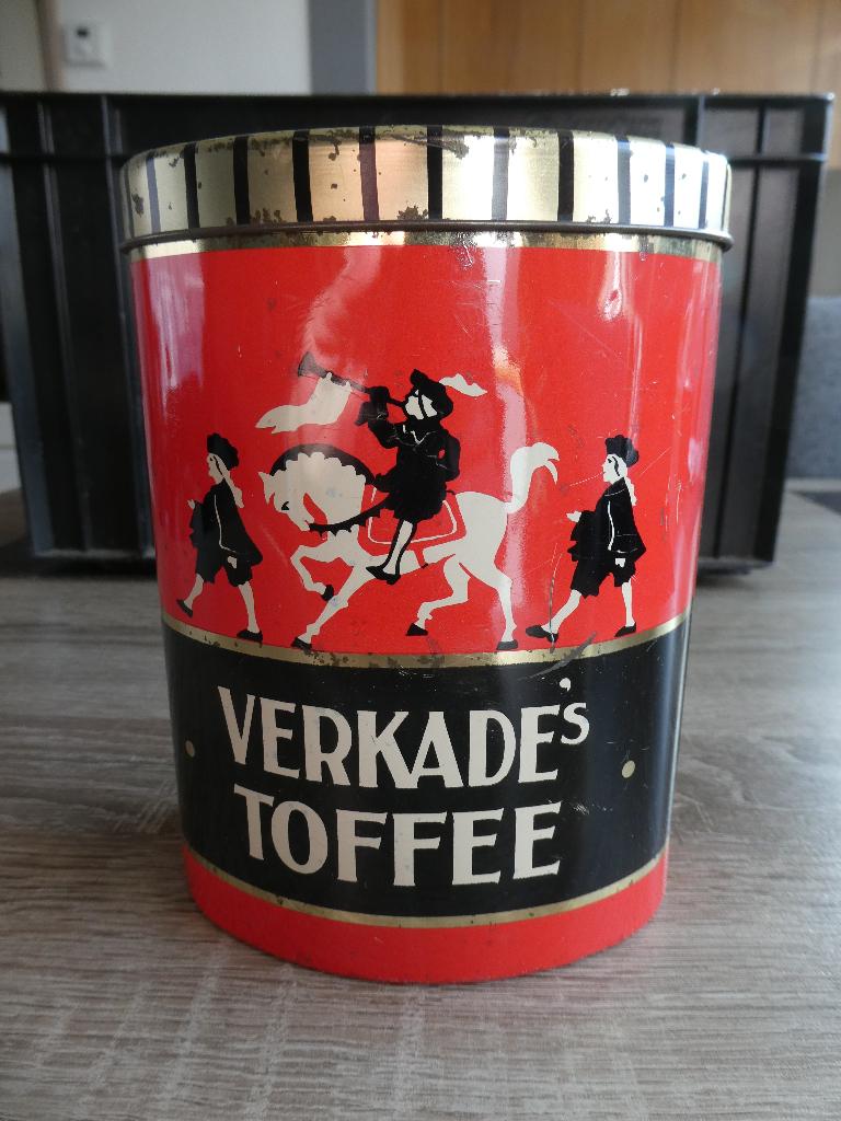 Verkade Toffee blik, Verzamelen, Blikken, Ophalen of Verzenden, Zo goed als nieuw, Overige, Verkade