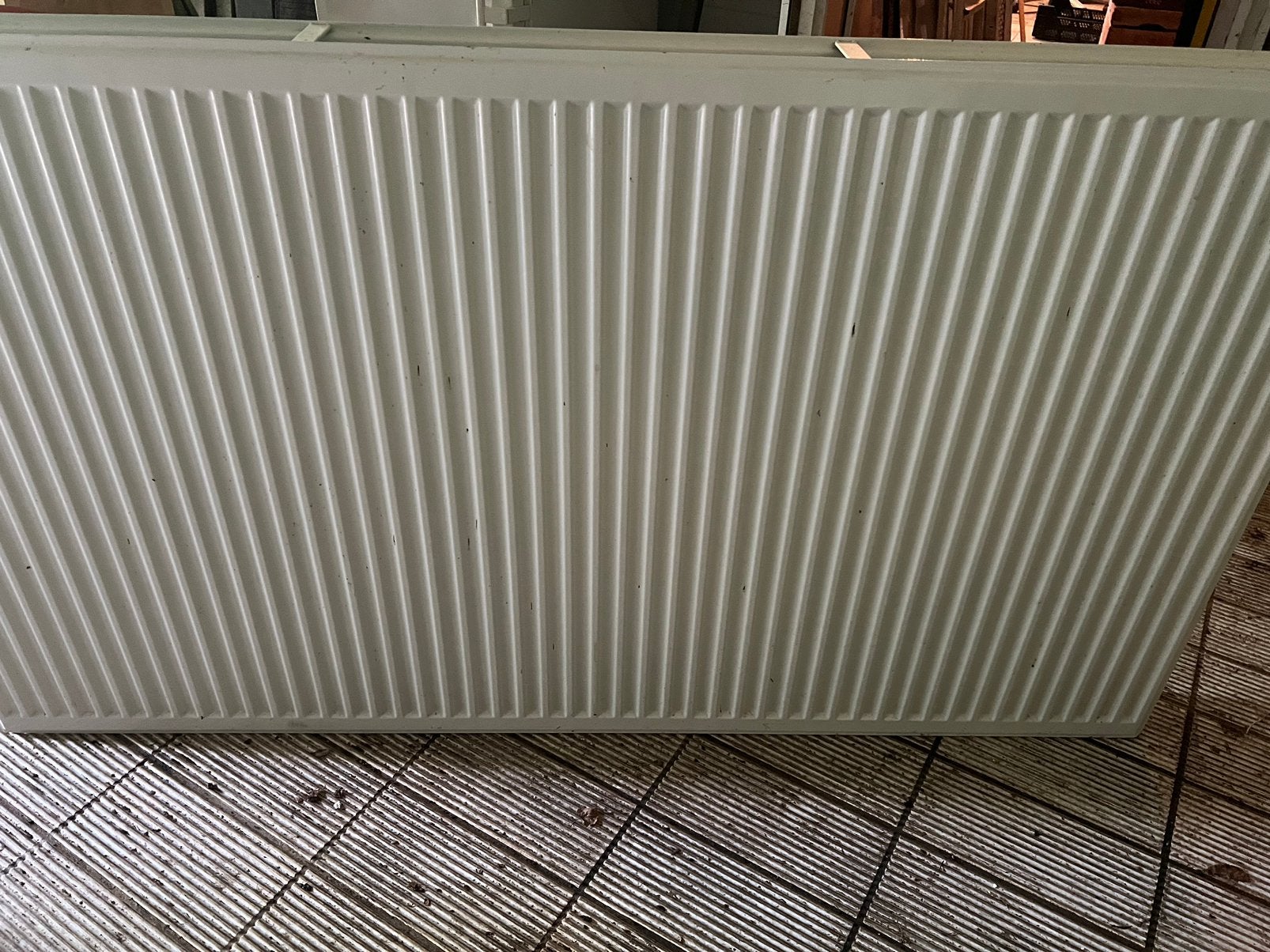 2 plaats met convector 160 x 90cm, Ophalen, Gebruikt, Radiator, 150 cm of meer