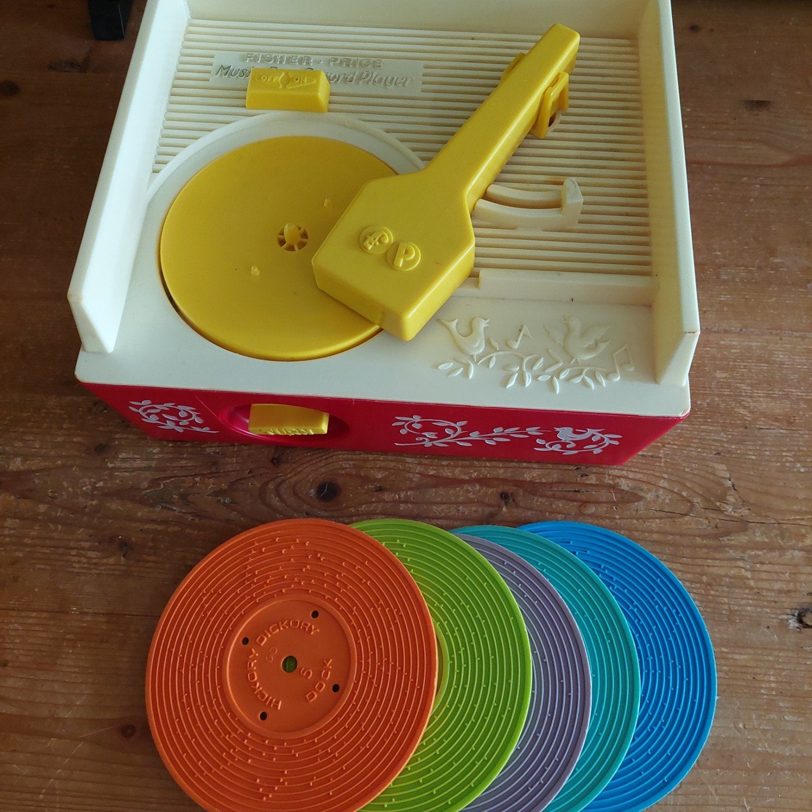 Vintage fisher price,  Music box recordplayer, igst. 1971., Kinderen en Baby's, Speelgoed | Fisher-Price, Ophalen of Verzenden