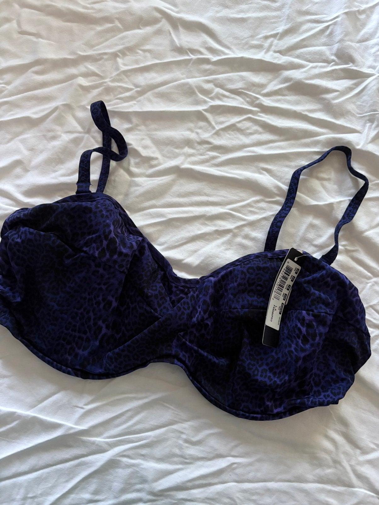 Fantasie blauwe bikini top, maat 85E, Ophalen of Verzenden, Blauw, BH