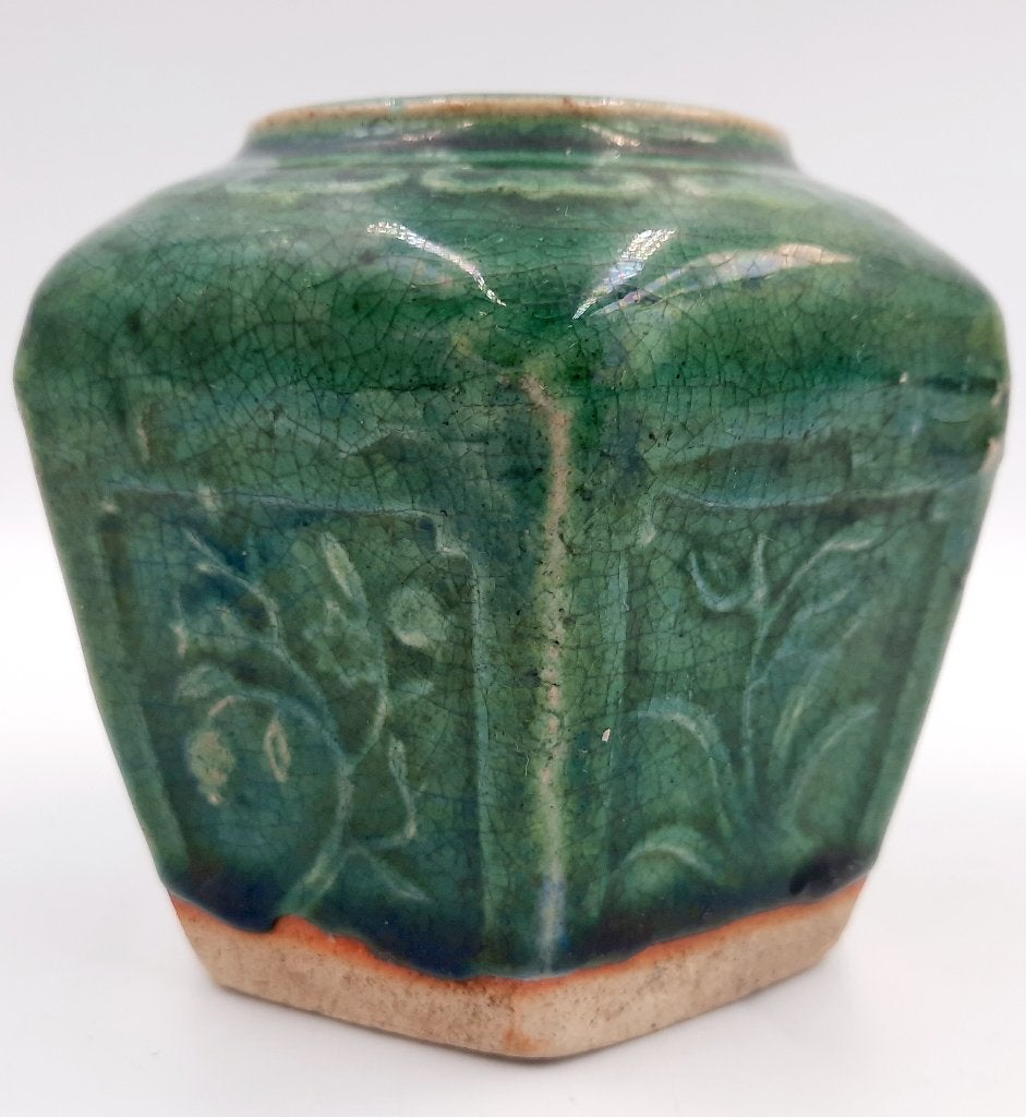 Chinese Celadon Groene Gemberpot, Ophalen of Verzenden
