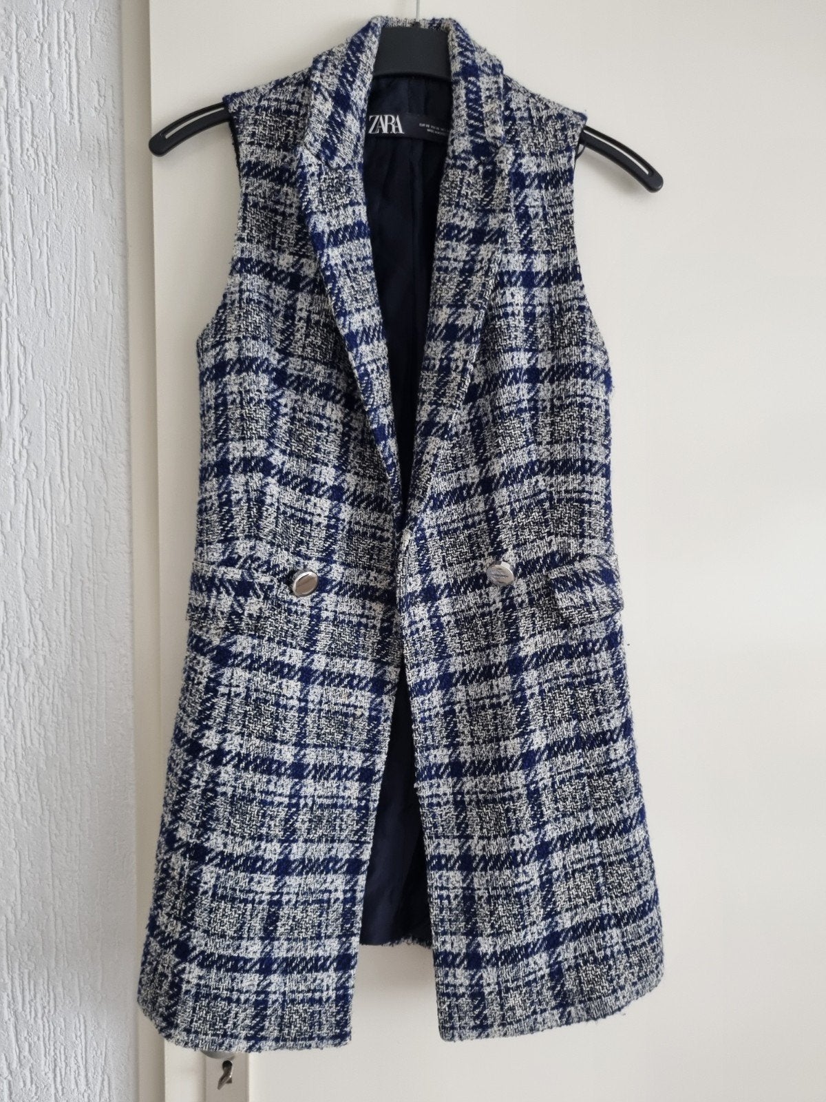 blauwe gilet, Ophalen, Zo goed als nieuw, Blauw