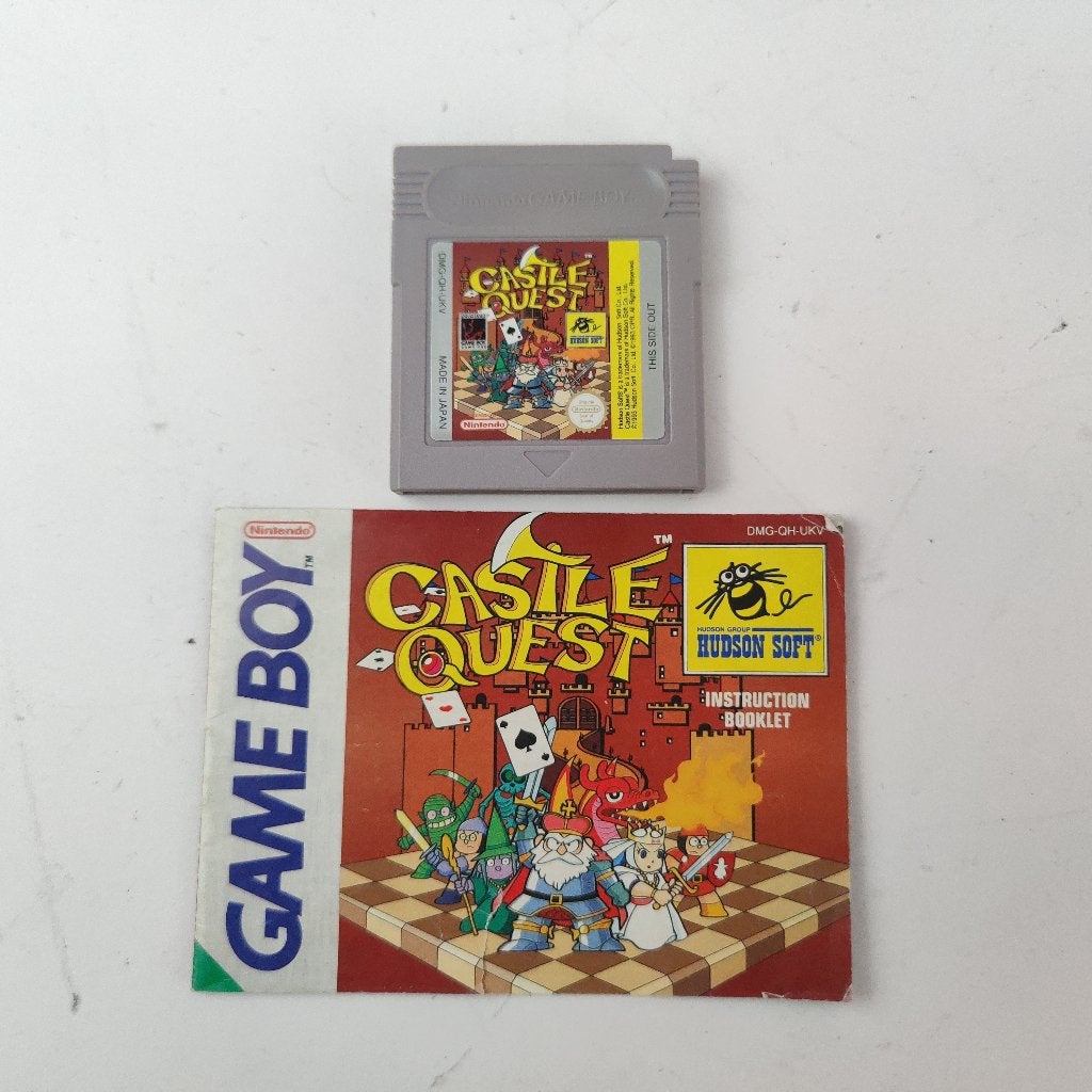 Castle Quest Gameboy + Boekje || Nu voor € 34.99, Avontuur en Actie, Gebruikt, 1 speler, Ophalen of Verzenden