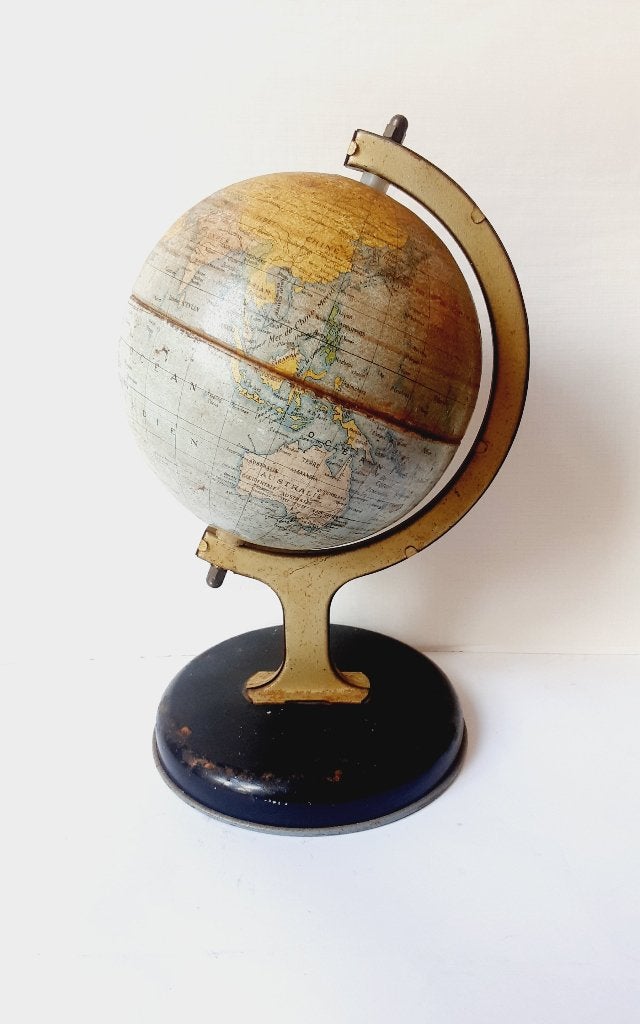 the chad valley co ltd 1950 metal globe, Verzenden