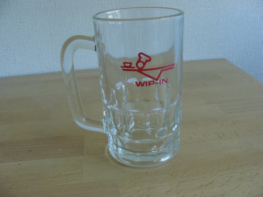 Bierpul WIP-IN - 1 exemplaar aanwezig, Ophalen of Verzenden, Zo goed als nieuw, Glas of Glazen, Overige merken