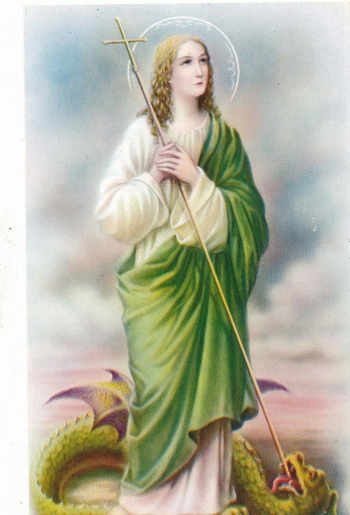 devotieprentje Heilige Martha, Ophalen of Verzenden, Zo goed als nieuw, Kaart of Prent, Christendom | Katholiek