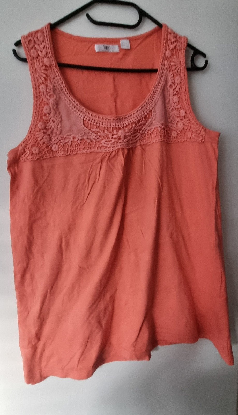 Oranje top met kant van BPC Bonprix Collection, Maat 38/40 (M), BPC Bonprix Collection, Oranje, Ophalen of Verzenden