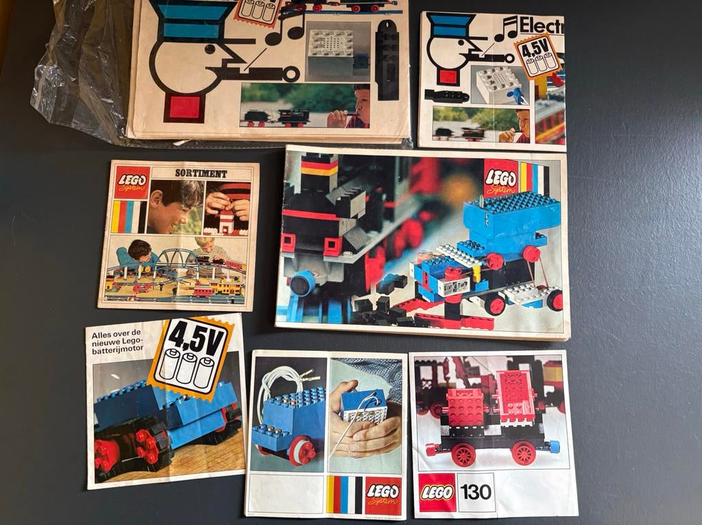 Partij lego trein boekjes catalogusen, Kinderen en Baby's, Speelgoed | Duplo en Lego, Lego, Lego, Verzenden, Zo goed als nieuw
