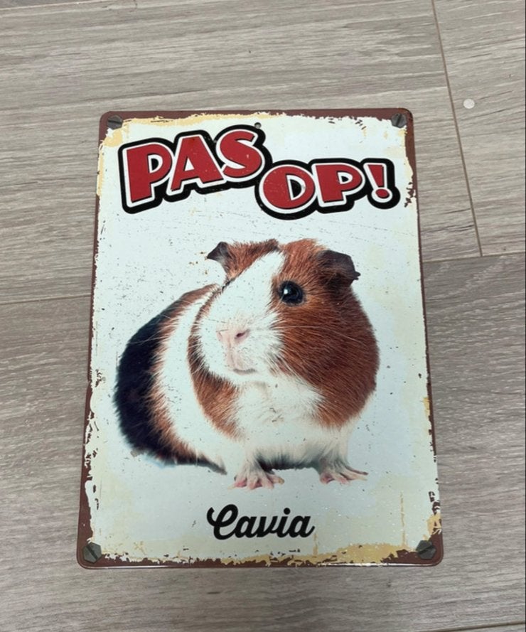 Waakbord cavia, Ophalen of Verzenden, Zo goed als nieuw
