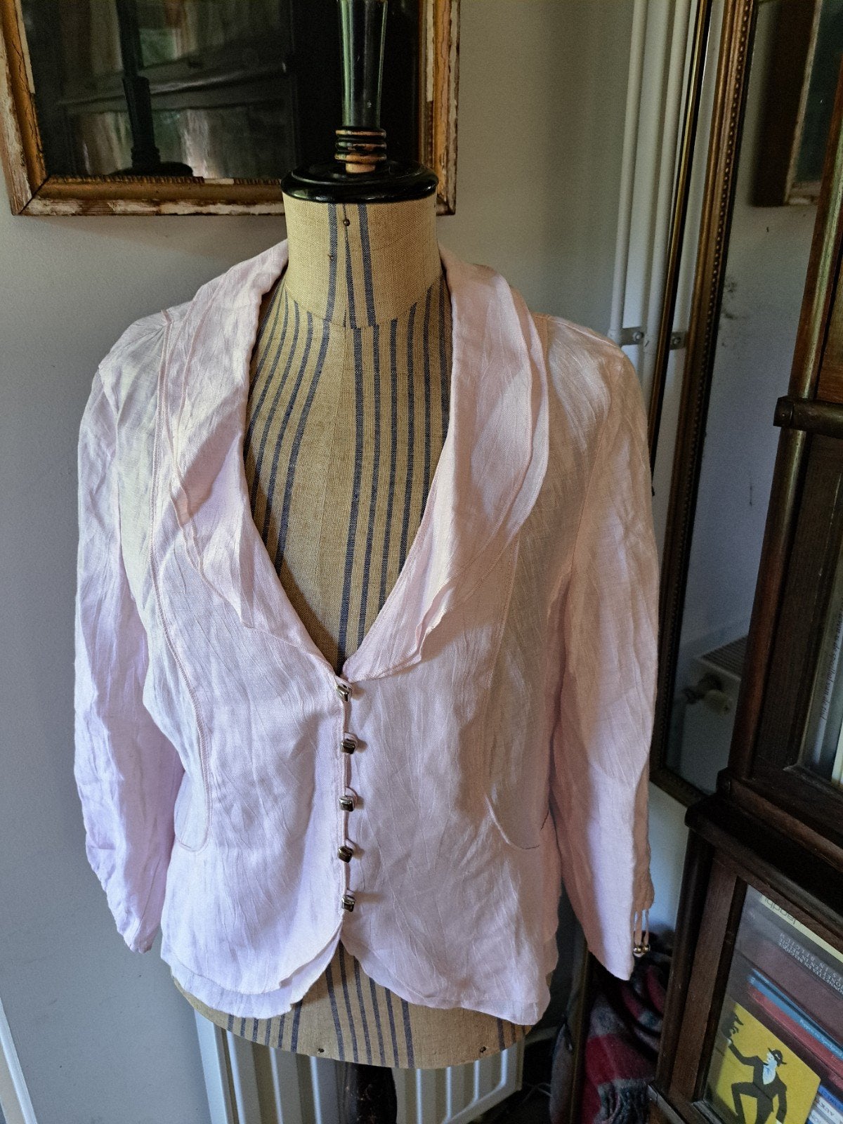 zacht roze jasje Gerry Weber 42, Verzenden, Zo goed als nieuw, Maat 42/44 (L), Roze