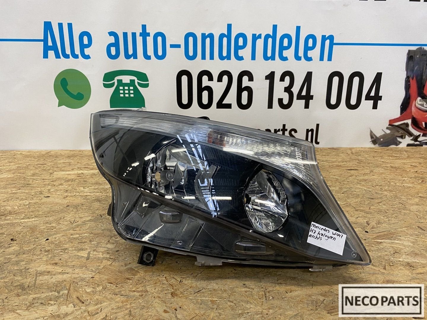 Vito V klasse W447 h7 koplamp rechts A4479067800, -, -, -