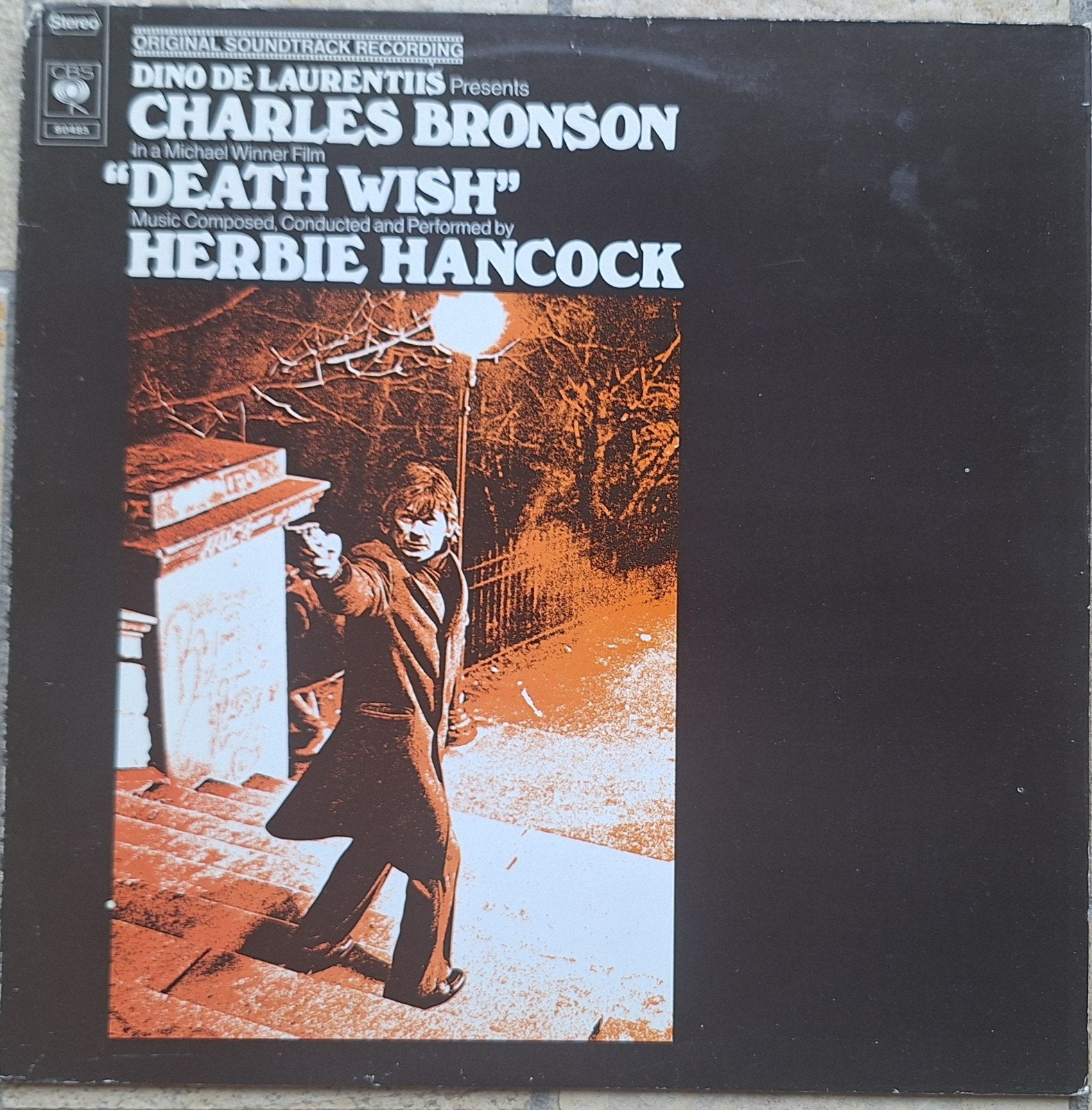 Death Wish - Herbie Hancock (1974 soundtrack lp), LP, Gebruikt, Jazz-fusion, Originele persing