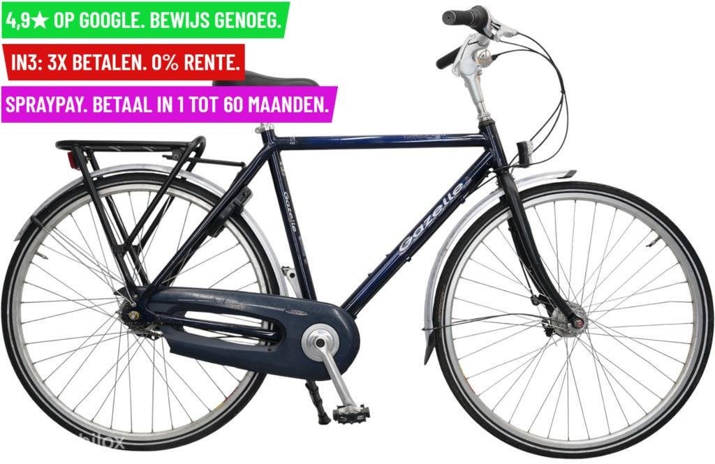 Herenfiets Gazelle 28"/54cm/7ver - Garantie/Levering, Fietsen en Brommers, Fietsen | Heren | Herenfietsen, 9713 Bv Groningen, Gebruikt