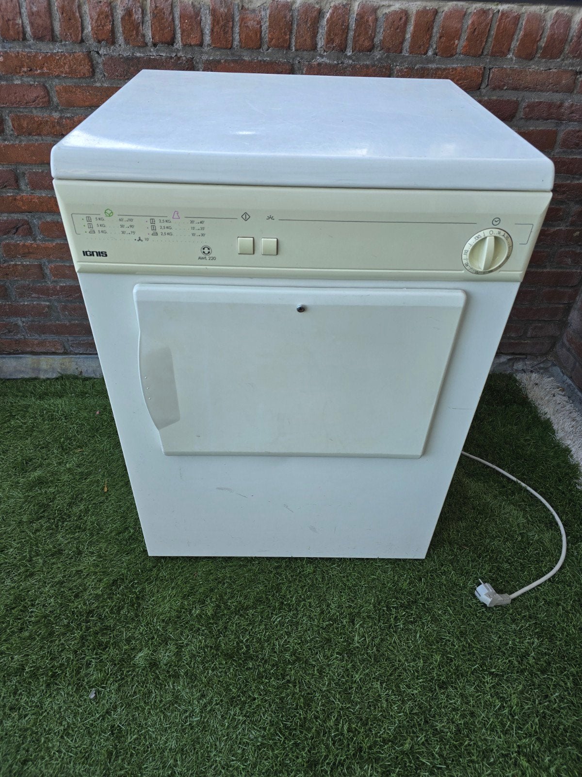 Whirlpool Wasdroger - Goede staat, Ophalen, Gebruikt, Luchtafvoer, 4 tot 6 kg