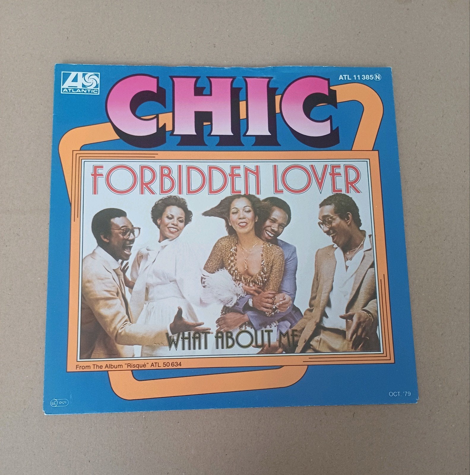 Chic - Forbidden Lover, Cd's en Dvd's, Vinyl Singles, Gebruikt, Pop, Beschermende buitenhoes, Ophalen of Verzenden