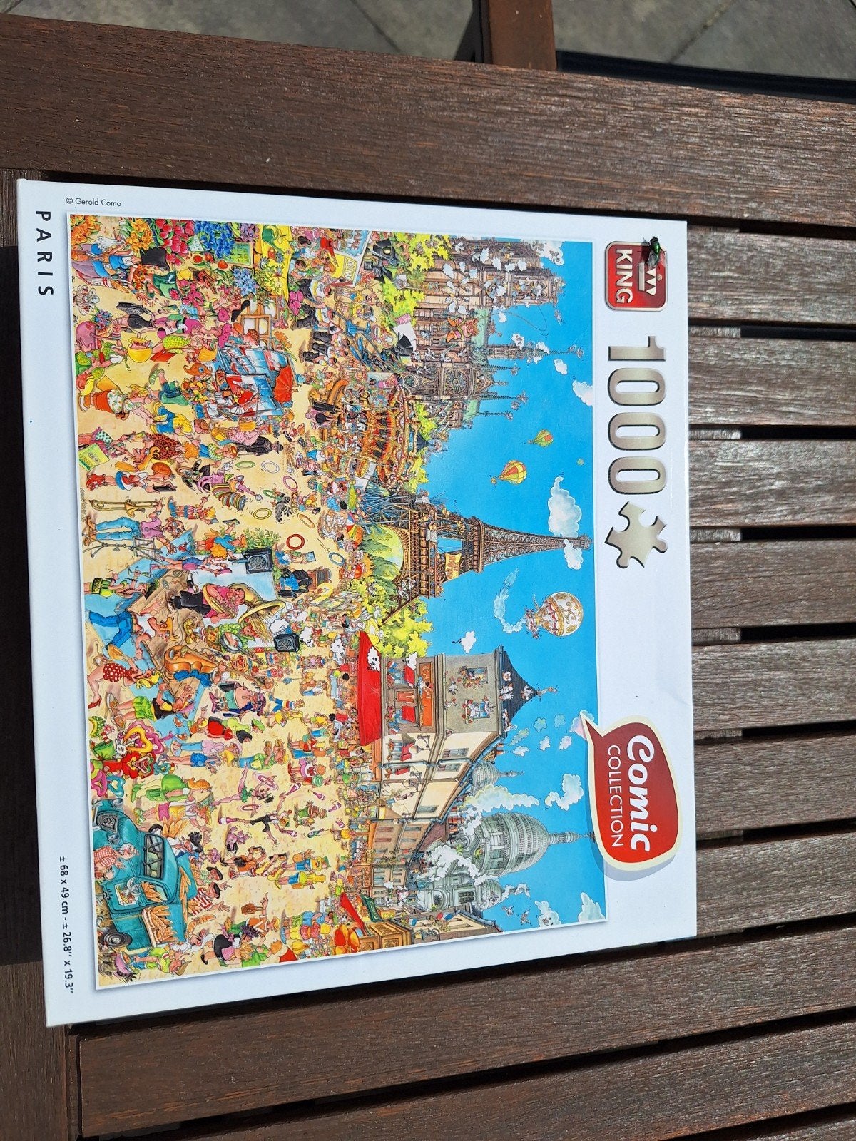 King Comic Collection Legpuzzel Parijs 1000 stukjes, Ophalen of Verzenden, 500 t/m 1500 stukjes, Gebruikt, Legpuzzel