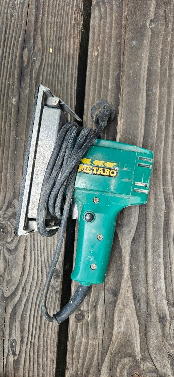 Metabo vlakschuurmachine - Gebruikt, Ophalen of Verzenden, Gebruikt, Minder dan 600 watt, Vlakschuurmachine