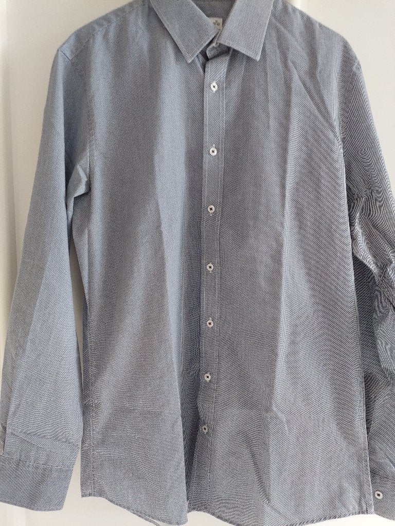 Overhemd van C&A in maat M, Blauw, Zo goed als nieuw, Halswijdte 39/40 (M), C&A