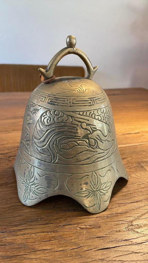 Vintage Chinese Massieve Tempelbel, Antiek en Kunst, Verzenden