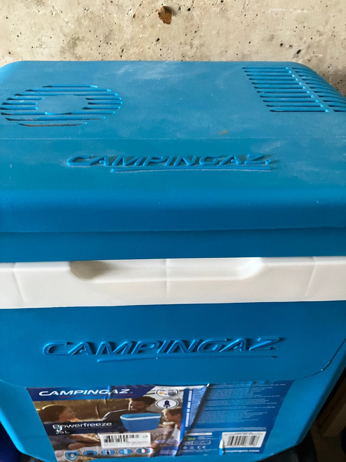 Campingaz Powerfreeze Elektrische Koelbox, Caravans en Kamperen, Koelboxen, Ophalen, Gebruikt, Koelbox, Elektrisch