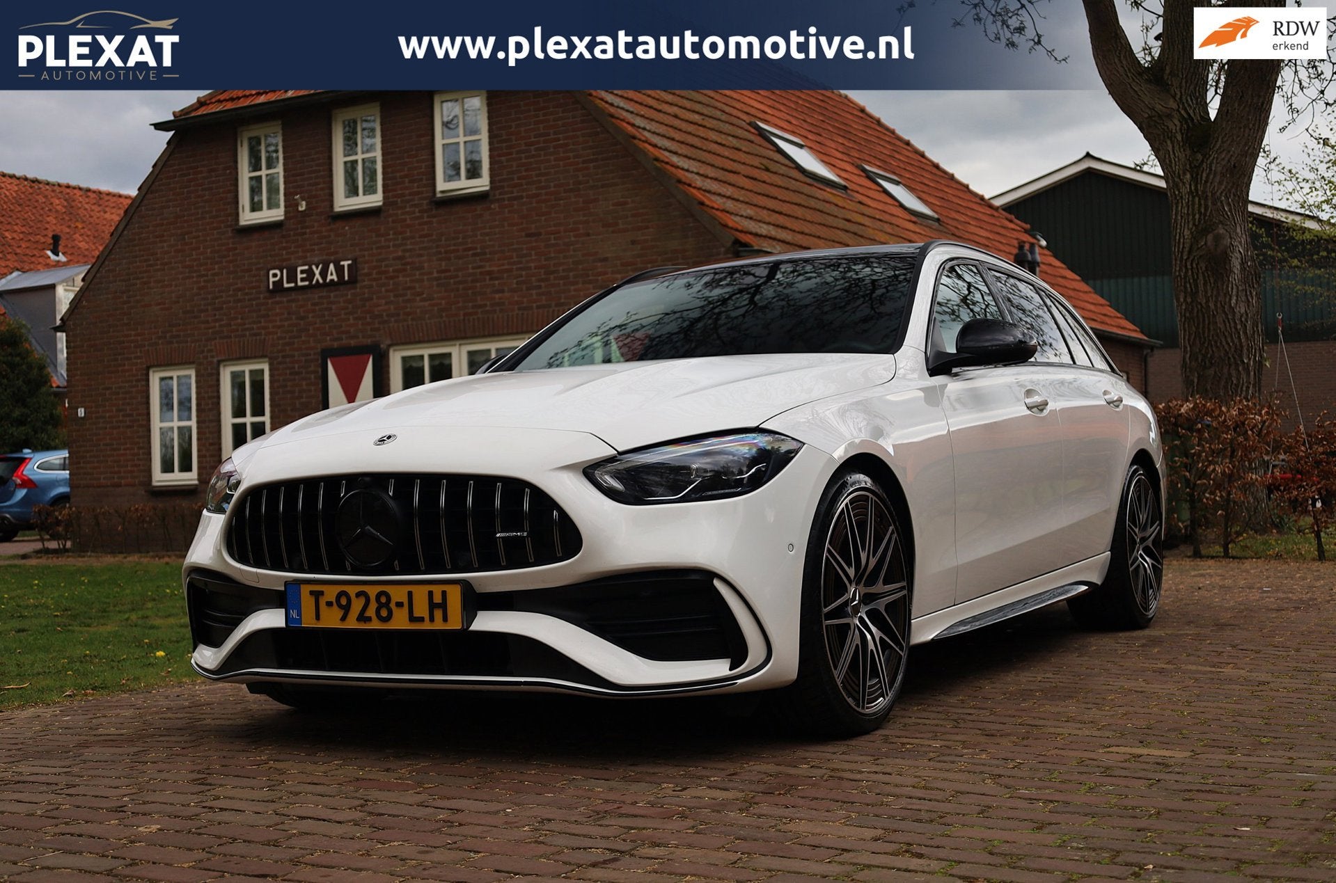 Mercedes-Benz C-klasse Estate AMG 43 4MATIC+ | 22.000KM | Pa, Auto's, Automaat, Dealer onderhouden, 4 cilinders, Alcantara