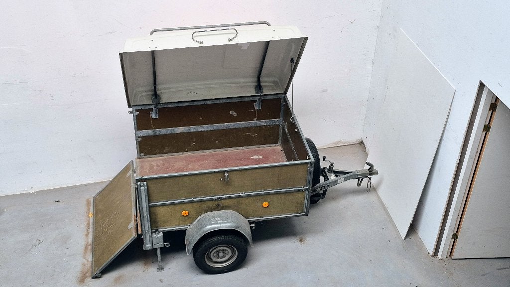 Westfalia aanhangwagen met oprijklep en deksel, Auto diversen, Aanhangers en Bagagewagens, Ophalen, Gebruikt