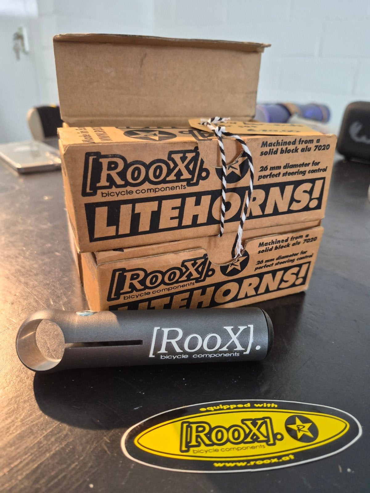 Roox Litehorns Bar-ends - NOS, Roox, Stuur, Nieuw, Ophalen of Verzenden