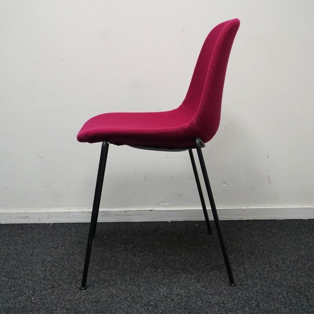 Crassevig Pola Light R/4L Design Stoelen | Fuchsia | Stof, Hout, Gebruikt, Overige kleuren, -