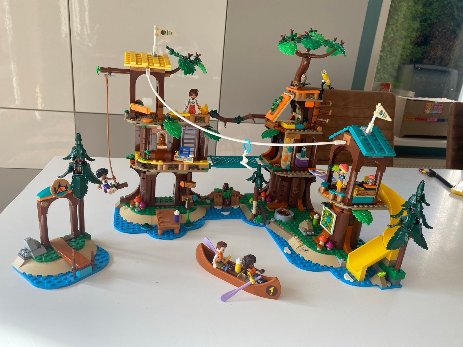 LEGO Friends Avonturenkamp Boomhut 42631, Ophalen of Verzenden, Zo goed als nieuw, Overige merken