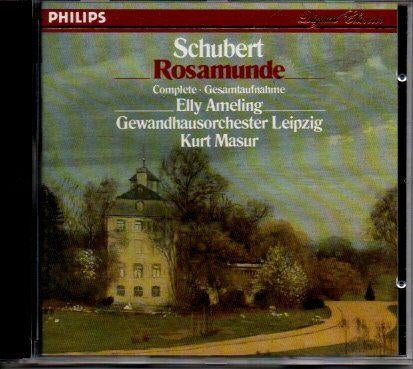 Schubert: Rosamunde -compleet- / Elly Ameling, K.Masur, Ophalen of Verzenden, Romantiek, Zo goed als nieuw, Orkest of Ballet