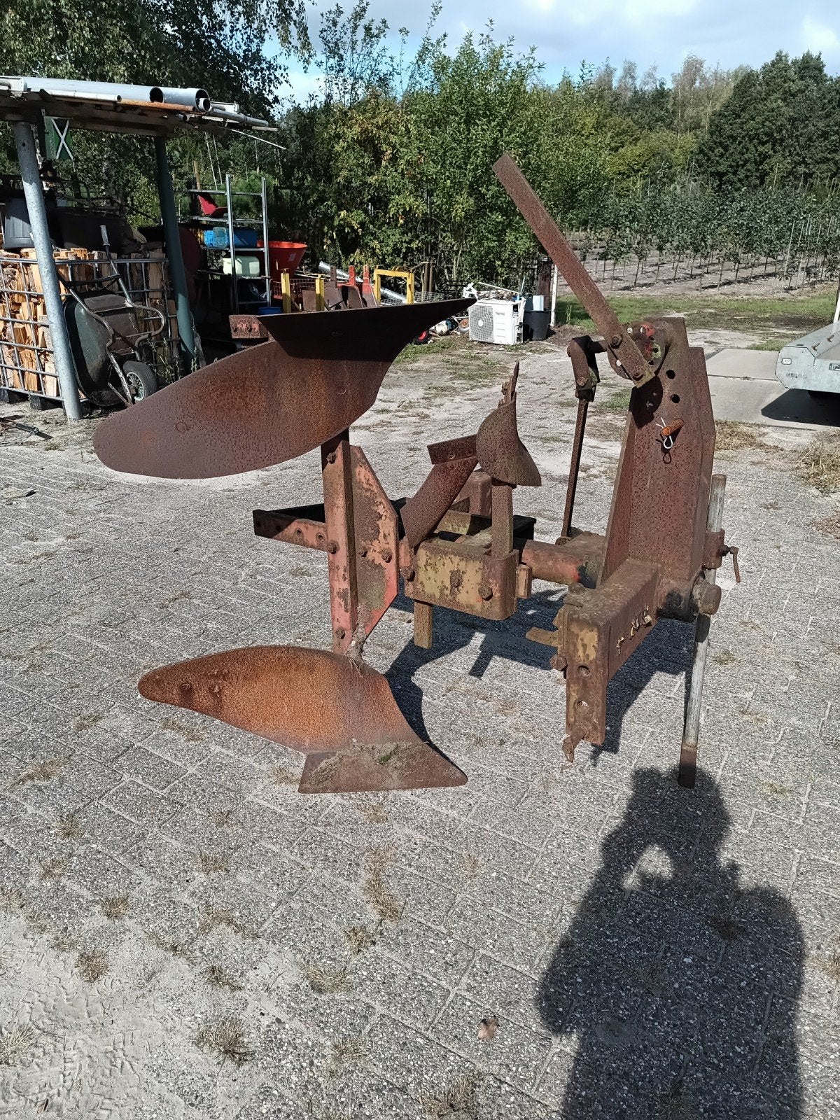 Goudland 1 schaar wentelploeg, Ophalen, Akkerbouw, Grondbewerking