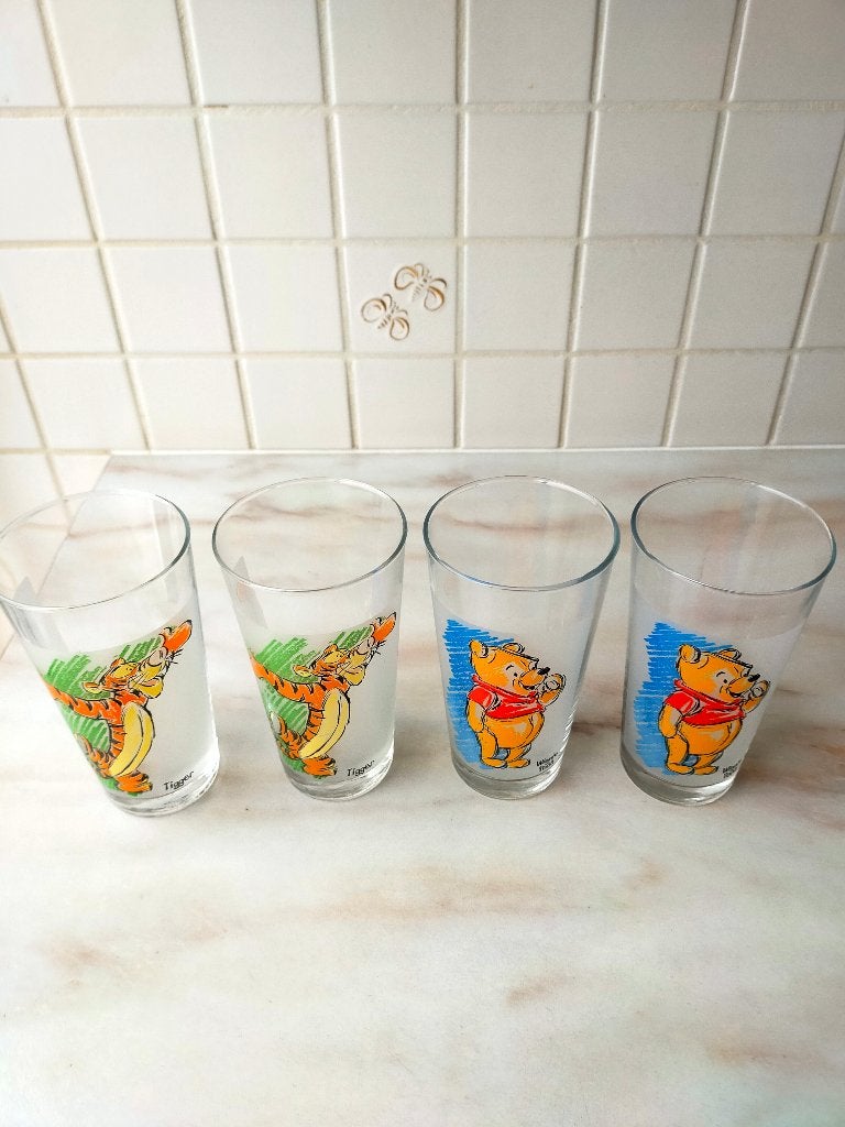 Winnie the Poeh Glazen, Ophalen, Winnie de Poeh of vrienden, Zo goed als nieuw, Overige typen