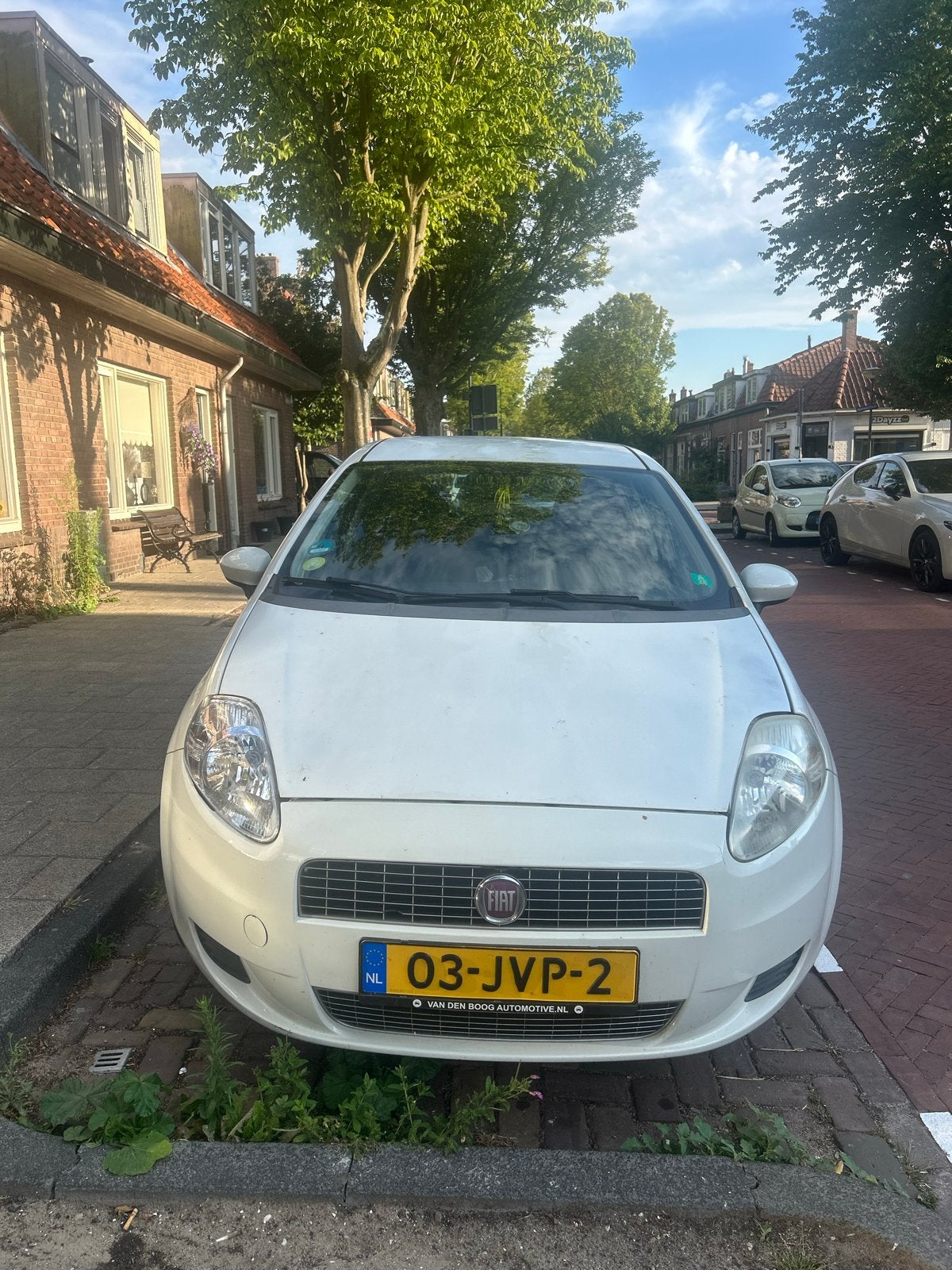 Fiat Punto 1.4 5DR 2009 Wit, Auto's, Fiat, Particulier, Punto, Benzine, B, Hatchback, Handgeschakeld, Origineel Nederlands, Wit
