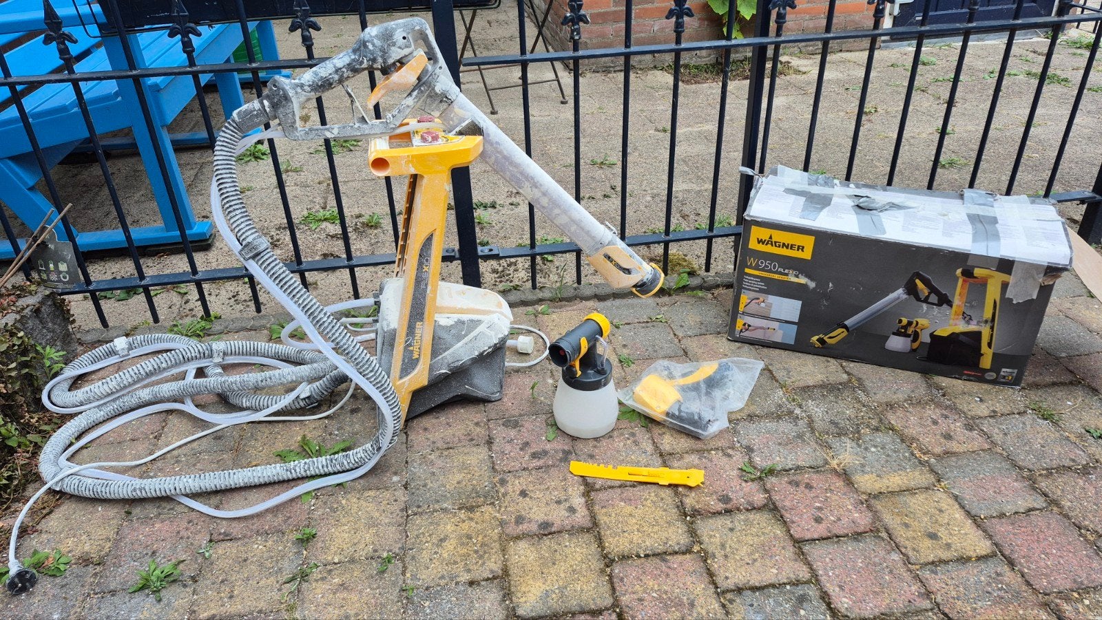 Wagner Universal Verfspuit W950 Flexio, Ophalen, Gebruikt, Verfspuit of Verfpomp