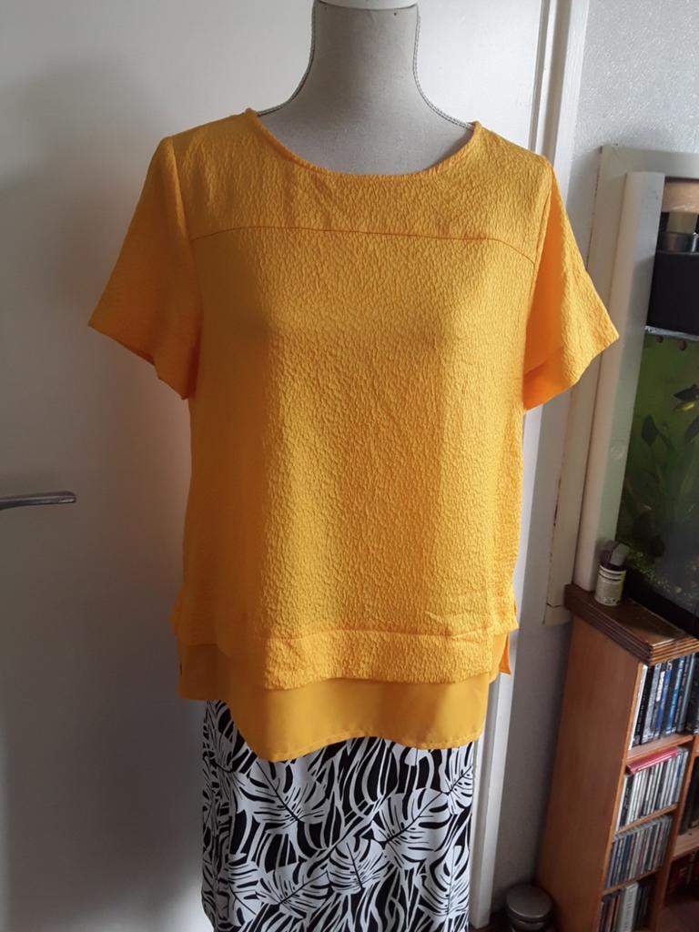Leuk shirt , merk Yessica.  Maat 42, Ophalen of Verzenden, Zo goed als nieuw, Maat 42/44 (L), Korte mouw