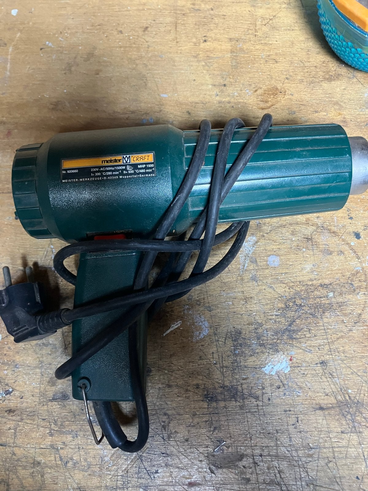 Meister Craft heteluchtpistool 1500W, Ophalen, Gebruikt, Overige typen, Overige merken