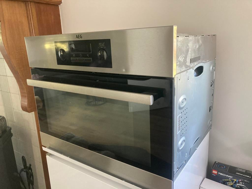 AEG magnetron combi oven en grill, Ophalen, Zo goed als nieuw, 45 tot 60 cm