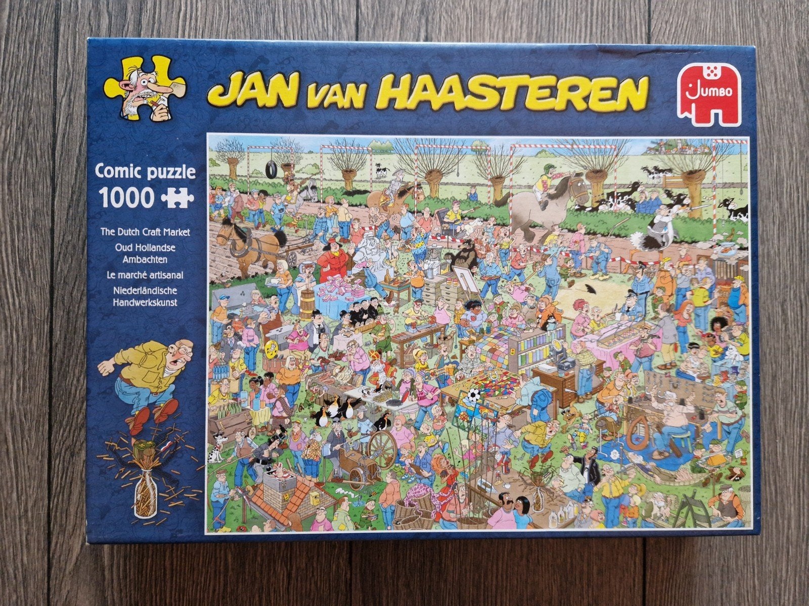 puzzel Jan van haasteren, oud Hollandse ambachten 1000 (1), Ophalen, 500 t/m 1500 stukjes, Zo goed als nieuw